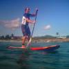 Ivo stand up paddle surfing @ Seascape Beach House Barbados