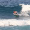 Scot riding a wave @ secret spot @ Barbados