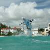 Arjen jumping @ de Action Beach Silver Sands Barbados