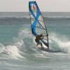 Arjen ripping up da shore break @ de Action Beach Barbados