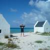 Harm in WSR tshirt @ the slave huts @ Bonaire
