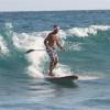 Santa stand up paddle surfing @ Barbados
