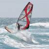 Santa navigating his sleigh on X-mas day trough the waves @ Barbados