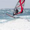 Santa jumping his sleigh over the snowy waves on X-mas day @ Barbados