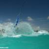 Arjen tearing up da waves @ Silver Rock Barbados