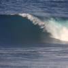 Bodyboarder in the barrel @ the Soupbowl Barbados
