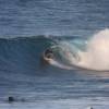 Russel Dread or Dead surfing the Bowl @ Barbados