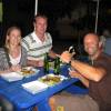 Daphne, Maarten & Arjen @ the Fishmarket in Oistins Barbados