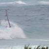 Arjen 'hiding' in a wave @ Seascape Beach House Barbados