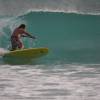 Kevin sup on a nice wave @ South Point Barbados