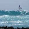 Arjen taking of on a nice clean wave @ Seascape Beach House Barbados