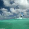Arjen windsurfing @ de Action Beach Barbados