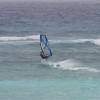 Maarten in action on Arjen's windsurfset @ Silver Rock Barbados