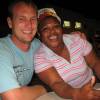 Maarten & his new girlfriend @ the fishmarket in Oistins Barbados