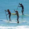 Brian, Kevin & Kyle paddling out @ the Barbados Watermen Festival 2008