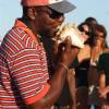 Silver Sands man Beanie Man blowing the conch @ the Barbados Watermen Festival 2008