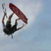kiteboarder flying @ Ocean Spray