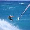Arjen wiping out 2 @ the Point Barbados