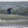 Arjen in the middle of the waves @ Renesse Northshore