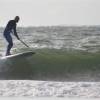 Arjen stand up paddlesurfing @ da Northshore of Renesse