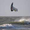 Arjen flying high on his twin fin @ da Brouwersdam