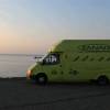 The WSR action van in the sunset @ da Brouwersdam