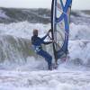 Arjen fighting the shorebreak @ da Brouwersdam