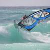 Arjen going for a backside off the lip 2 @ Surfers Point Barbados