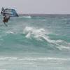 Arjen taking off one handed @ Surfers Point Barbados