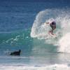 Surfing action @ Capoon's Bay Tortola