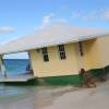 Adelimar moving the beachhouse closer to the sea: girl power @ Anegada!