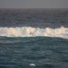 Arjen riding white water mountains on the outer reef @ Seascape Beach House