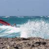 Arjen testing the Loft Sails Lip Wave @ the Point @ Barbados