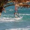 Arjen waveriding the new Sailboards Tarifa Custommade Freewave 85 in the innerbreak @ de Action Beach