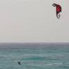 Tony 'Sweetcorn' Lord kiting around Barbados!