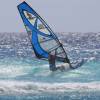 Arjen riding the Sailboards Tarifa Freewave Custommade 85 @ Sandy Beach