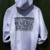 Windsurfing Renesse girls hooded vintage style white back