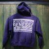 Windsurfing Renesse hooded sweat junior/kids vintage navy back