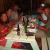 Arjen & the Dutch Trans Atlantic Sailors @ the fishmarket in Oistins Barbados