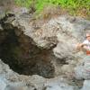 Giant blowhole close to Northpoint Barbados