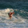 Arjen surfing the Meyerhoffer 9'2 #2 @ Surfers Point Barbados