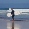 The Meyerhoffer longboard @ the beach 