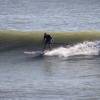 Arjen riding the Atlantic waves with the new Fanatic 8'10