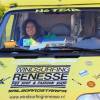 Adelimar checking the surf from the Windsurfing Renesse van in El Palmar