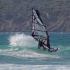 Arjen riding the waves @ Bolonia in the Windsurfing Renesse 2012 test