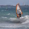 Gonzalo Team Sailboards Tarifa in action with poniente @ Tarifa