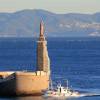 Tarifa harbour with Africa in the background