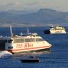 Ferry's crossing the Strait of Gibraltar; Europe - Africa