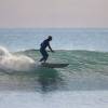 Down the line with the 2012 Fanatic 8'10 Pro Wave in El Faro