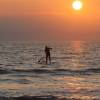 Testing the Starboard inflatable sup in the sunset @ Tarifa